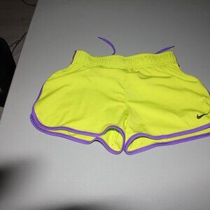 Yellow Nike Dri Fit Shorts Size Medium